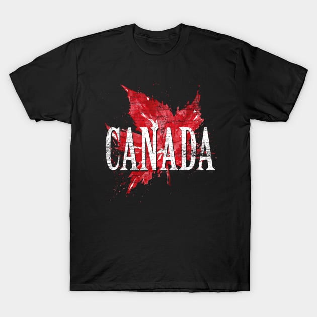 Canada Lover Canadian Maple Leaf Canada T-Shirt by ShirtsShirtsndmoreShirts